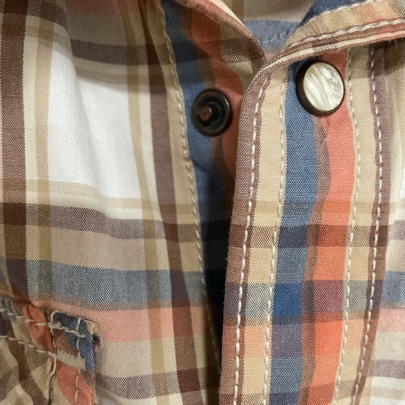 Holisister men’s medium snap button down shirt - Picture 3 of 6